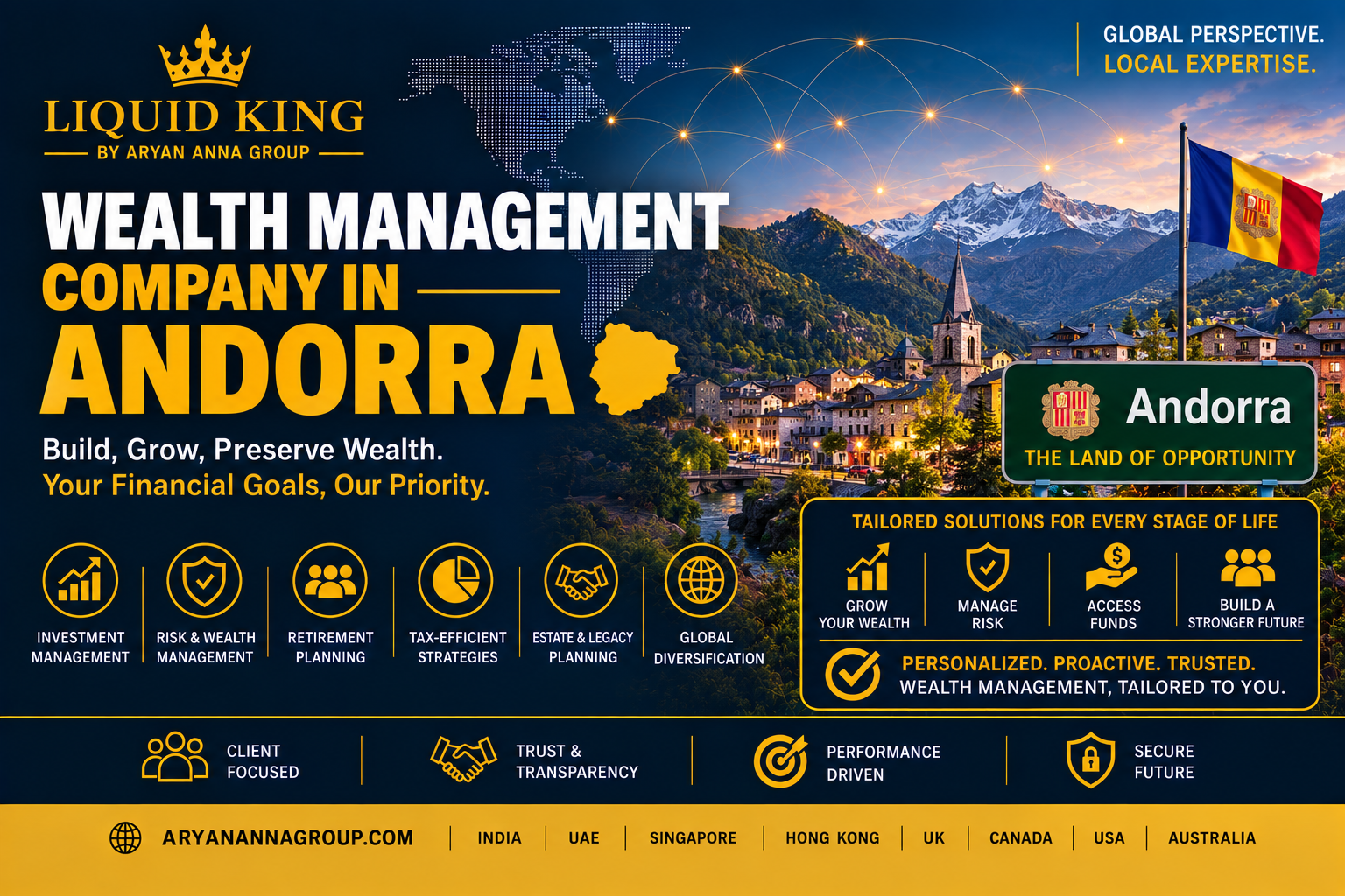 Wealth Management Company in Andorra providing professional wealth planning and investment management services